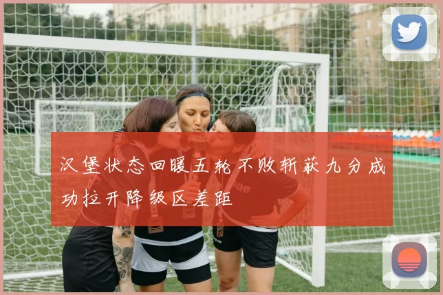 汉堡状态回暖五轮不败斩获九分成功拉开降级区差距